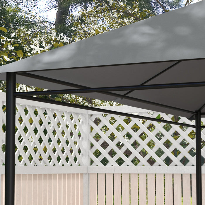 Outsunny 10' X 13' Gazebo Canopy Replacement, Outdoor Gazebo Cover Top Roof Replacement With Vents A