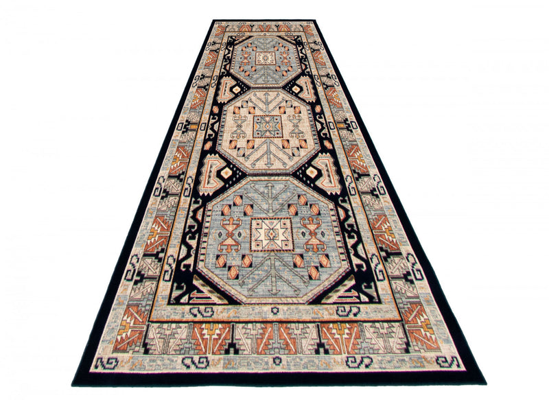 Quincy Navy-Blue Area Rug - 2'8\" x 10'0\"