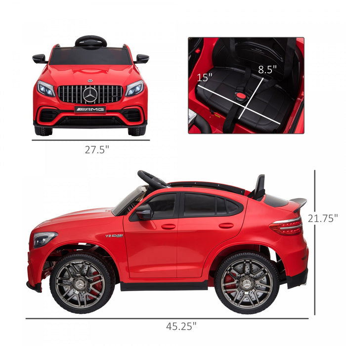 Aosom Officially Licensed Kids Powered Ride-On Car 12v Electric Ride On Car Perfect Toy Gift With Re