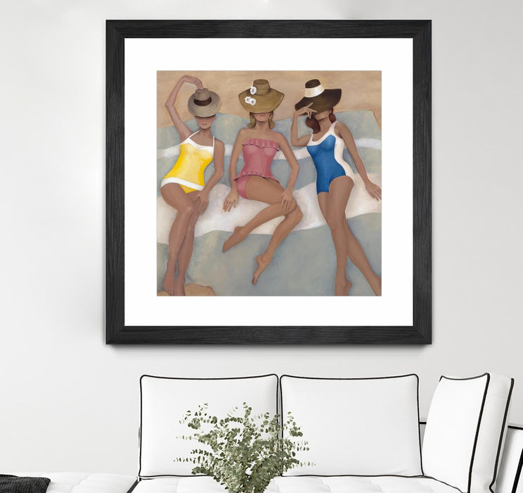 \"The Orange County Club.tif\" Matted and Framed Black 36x36 Wall Art