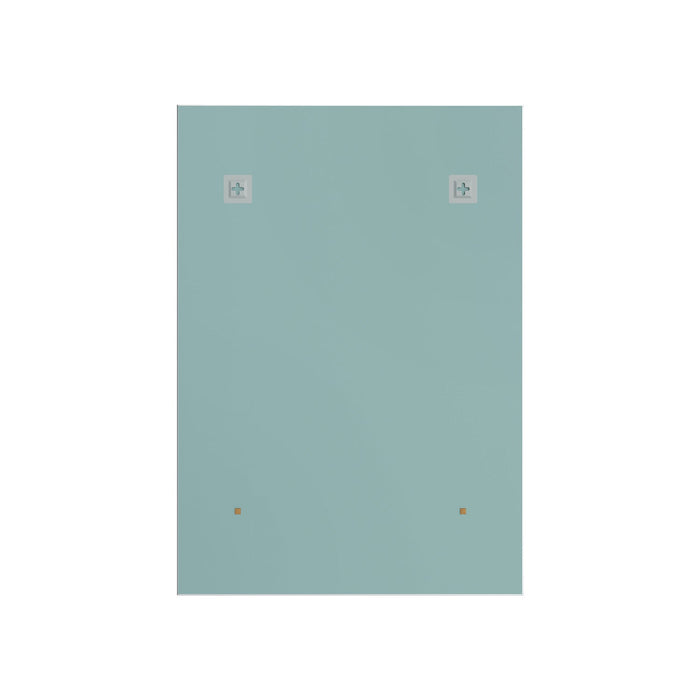 Dovetail 24 Inch Frameless Rectangular Mirror In Chrome 