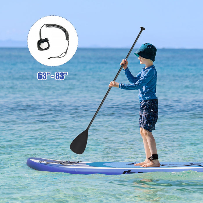 Goplus 11' Inflatable Stand Up Paddle Board Sup W/carrying Bag Aluminum Paddle