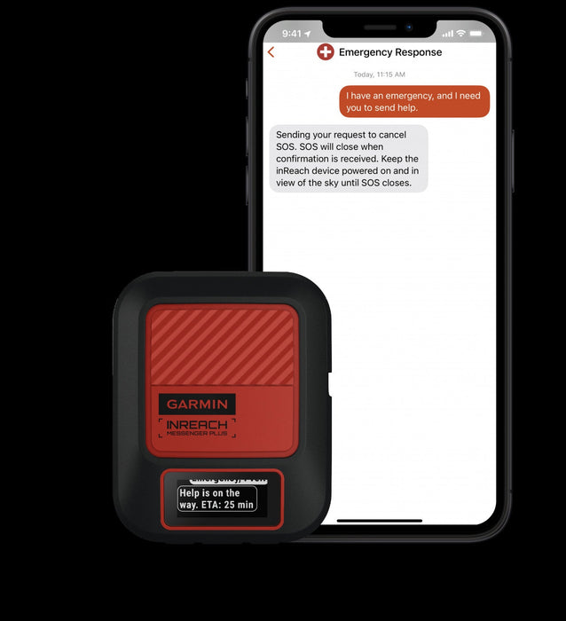 Garmin Inreach messenger Plus Satalite Communicator - 24/7 Staffed Sos Sat Com, Personal Satalite Mo