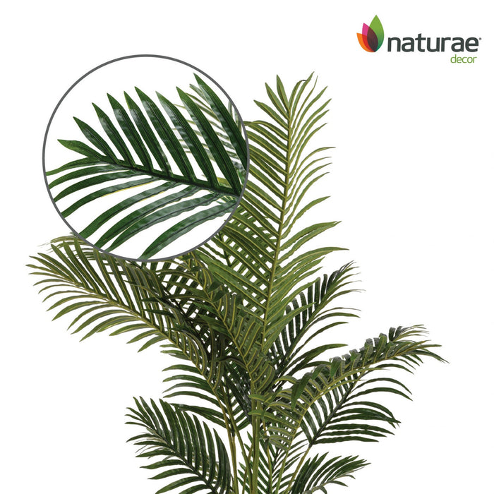 Artificial 43\" Areca Palm In Black Pot 