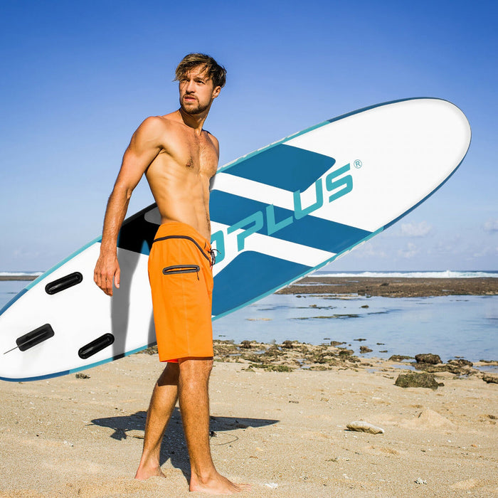 Goplus 10ft Inflatable Stand Up Paddle Board 6'' Thick W/ Aluminum Paddle Leash Backpack