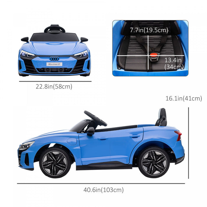 Aosom Electric Powered Ride-On Car With Remote Control, 12v 3.1 Mph Kids Ride-on Toy For Boys And Gi