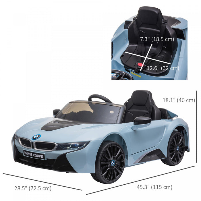 Aosom Kids Electric Powered Ride-On Car Bmw Coupe Battery Powered Toy Truck With Remote Control 2 Sp