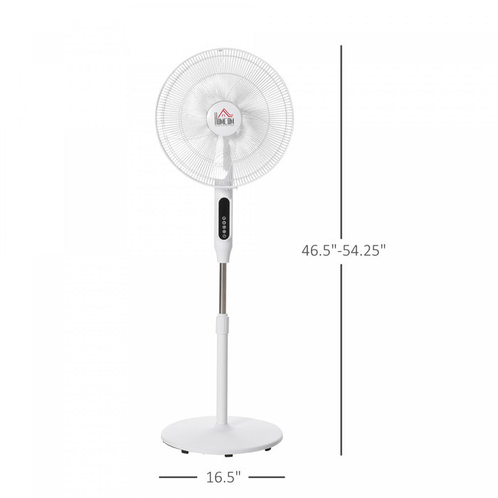 Homcom Pedestal Fan With 3 Modes And 3 Speeds