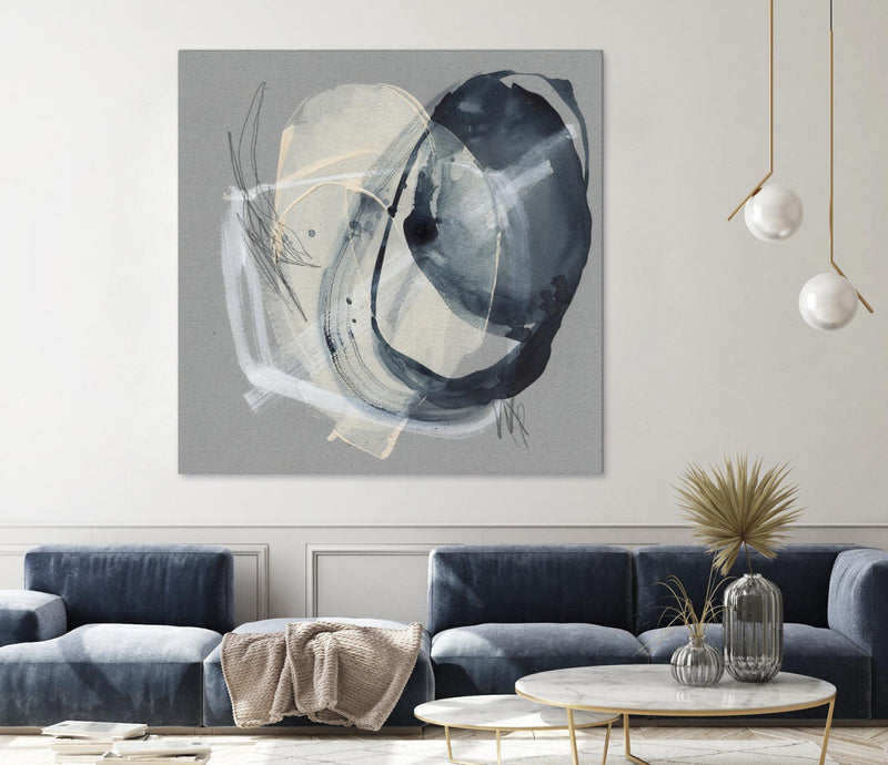 \"Tandem Loops Ii\" Giant Art 54x54 Wall Art