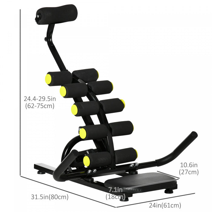 Soozier Core & Abdominal Trainers, Height Adjustable Inversion / Sit Up Exercise Equipment, Ab Crunc