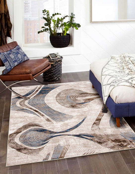 Amara Taupe  Area Rug - 5'0\" X 8'0\"  
