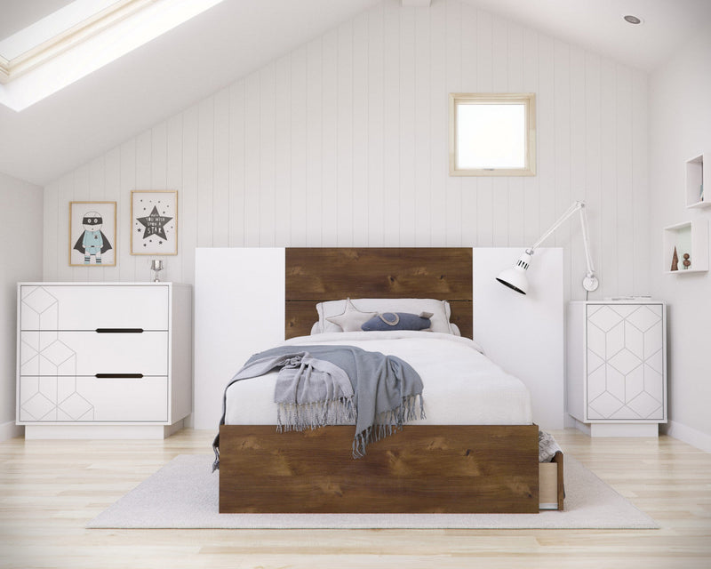 Nordika 3-Drawer Chest - White 