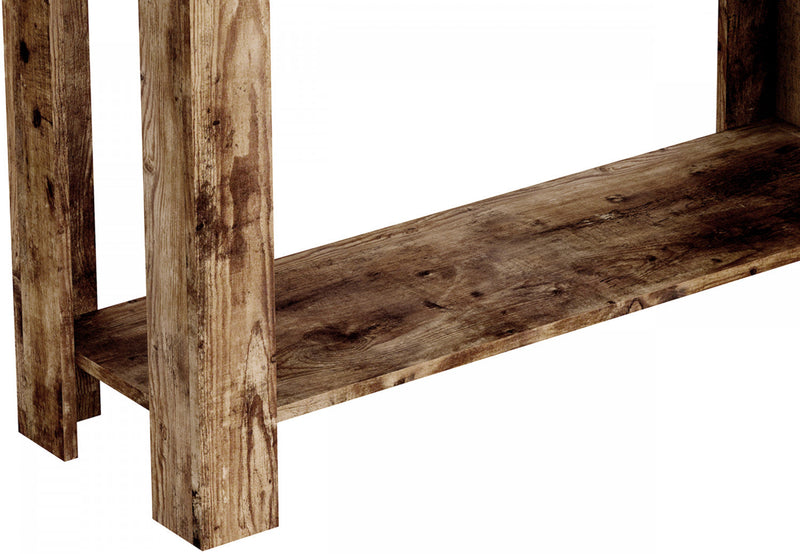 39” Console Table With 1 Shelf 
