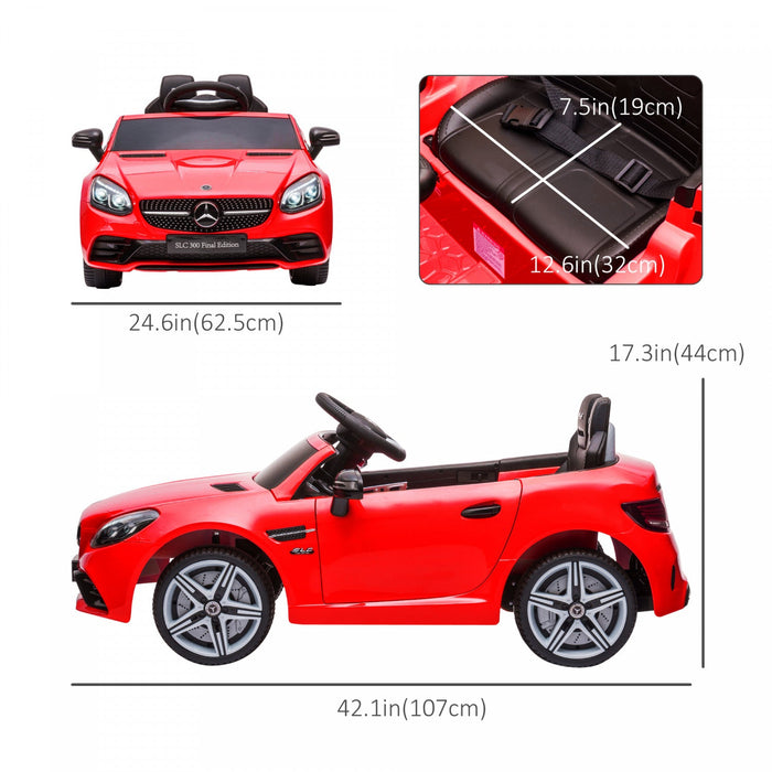 Aosom 12v Electric Powered Ride-On Car, Kids Ride-on Toy For Boys And Girls With Parent Remote Contr