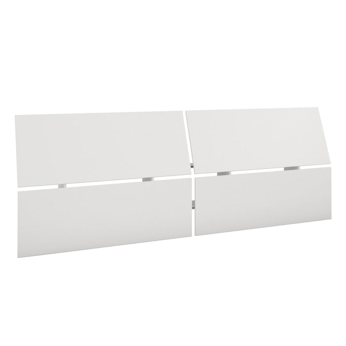 Nordika Queen Panoramic Panel Headboard - White 