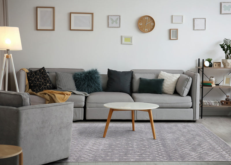 Oslo Modern Textured Area Rug - 5'3\" x 7'7\"