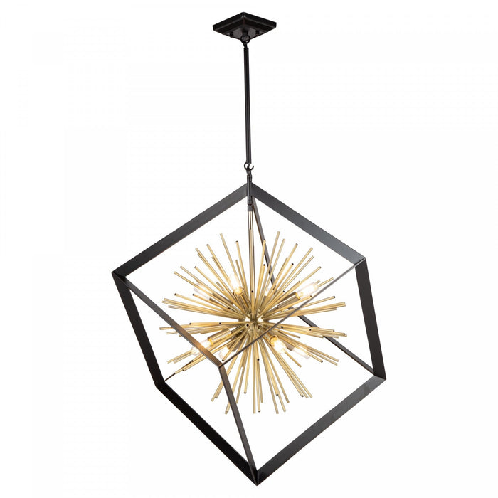 Sunburst  8-Light Chandelier 
