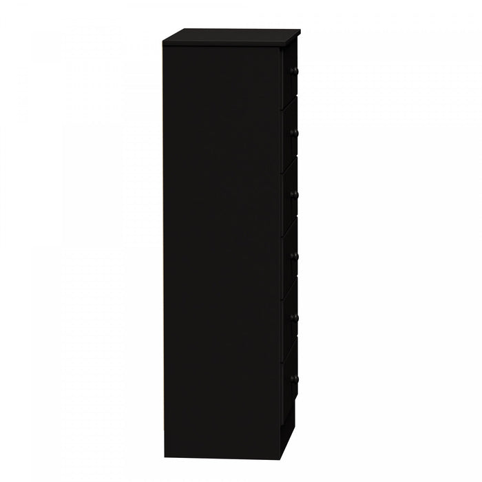 Astrid 6-Drawer Tall Chest - Black