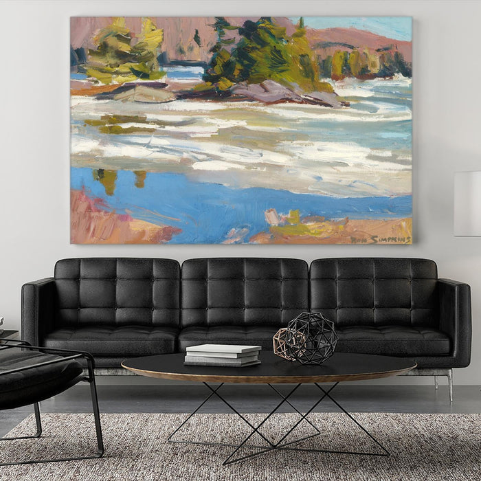\"Little Running River\" Giant Art 72x48 Wall Art