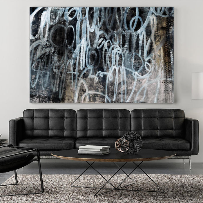 \"Skip The Small Talk\" Giant Art 72x48 Wall Art