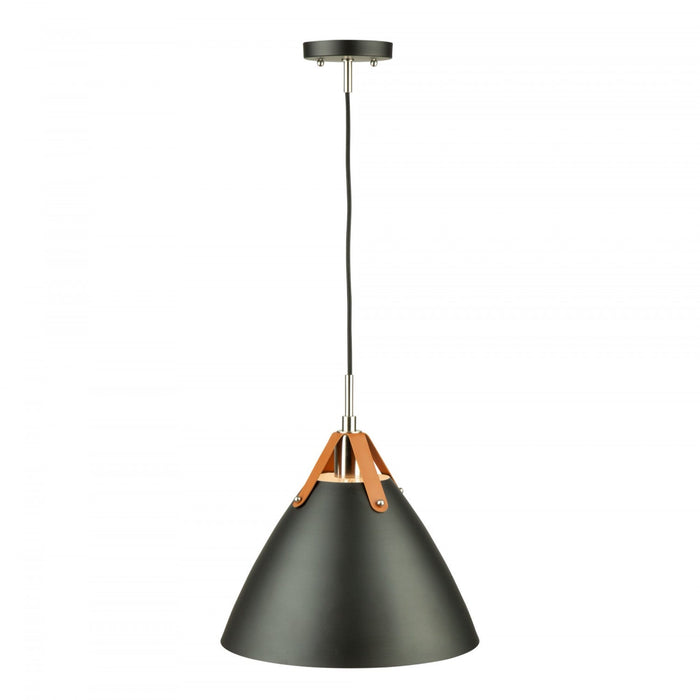 Tote 1-Light Black Pendant I 