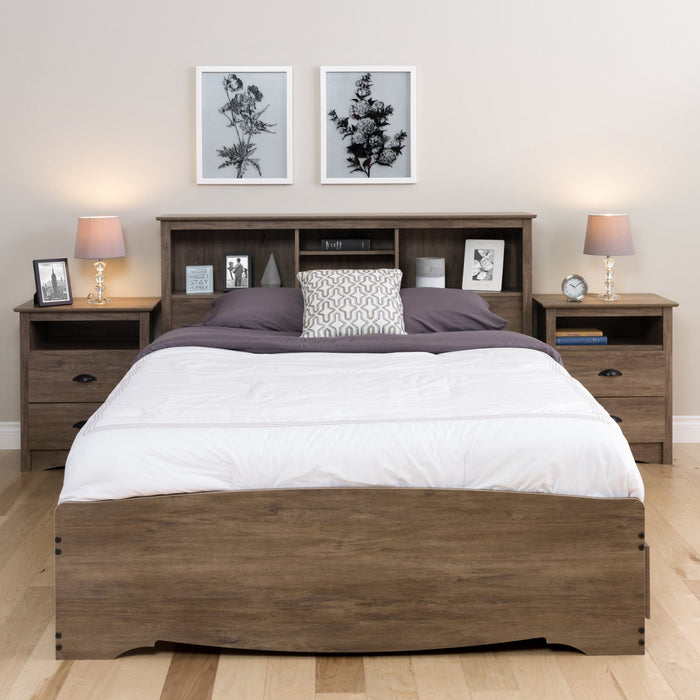 Salt Spring Tall Nightstand - Drifted Grey