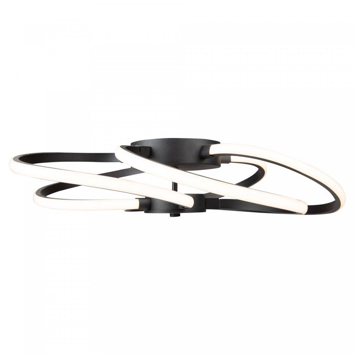 Equinox 30 W LED Black Flush Mount 