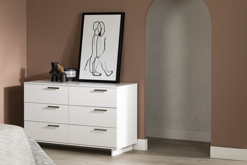 Cavalleri 6-drawer Dresser - Pure White 