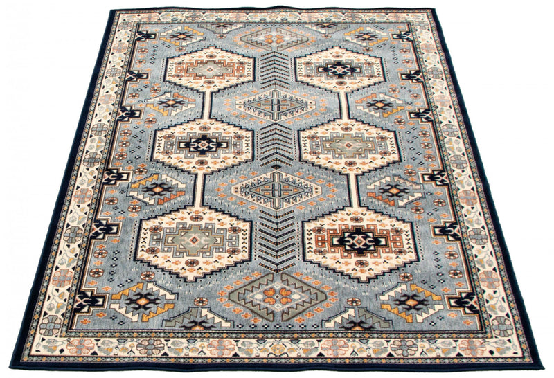 Quincy Aqua Area Rug - 5'3\" x 7'3\"