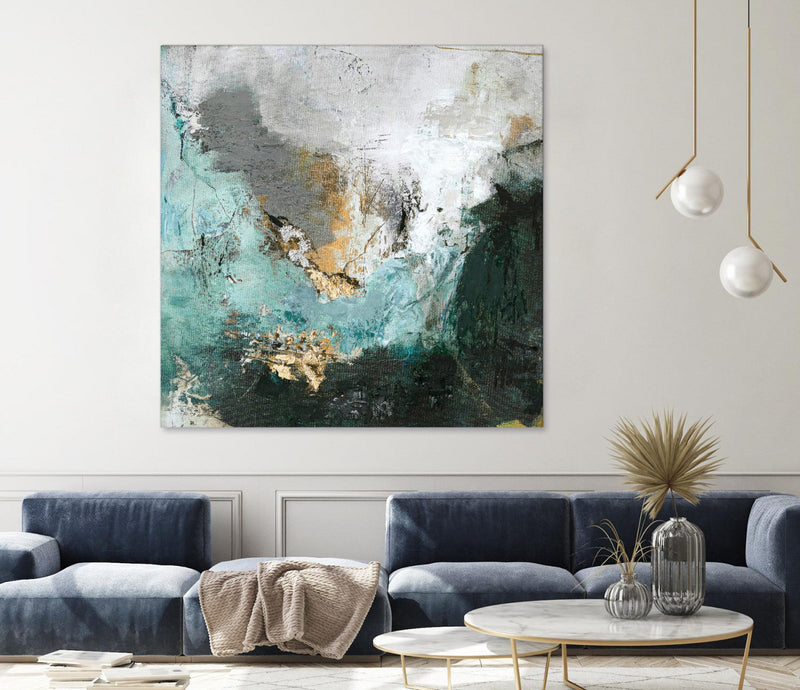 \"Arctic Green\" Giant Art 54x54 Wall Art