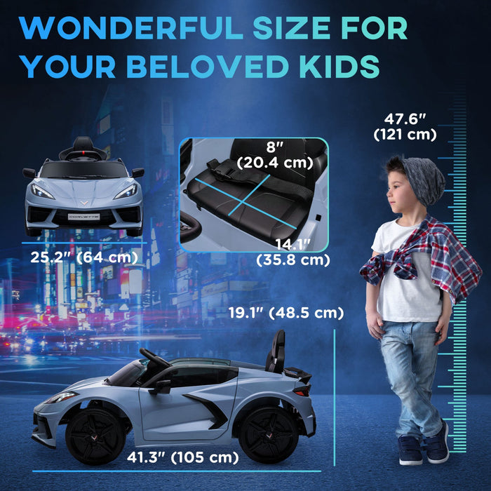 Qaba Electric Car For Kids, 12v Battery Powered Ride-On Kids Car With Remote Control, Suspension Sys