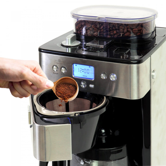 Kenmore Elite Grind & Brew Coffee Maker Stainless Steel - KKECMGBSS