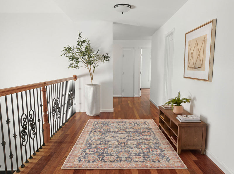 Nairi Traditional 10'0\" x 13'0\" Area Rug in Blue Indoor Area Rug 