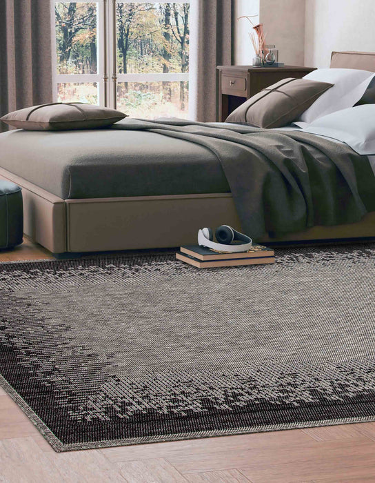 Edge Grey Area Rug - 5'0\" x 8'0\"