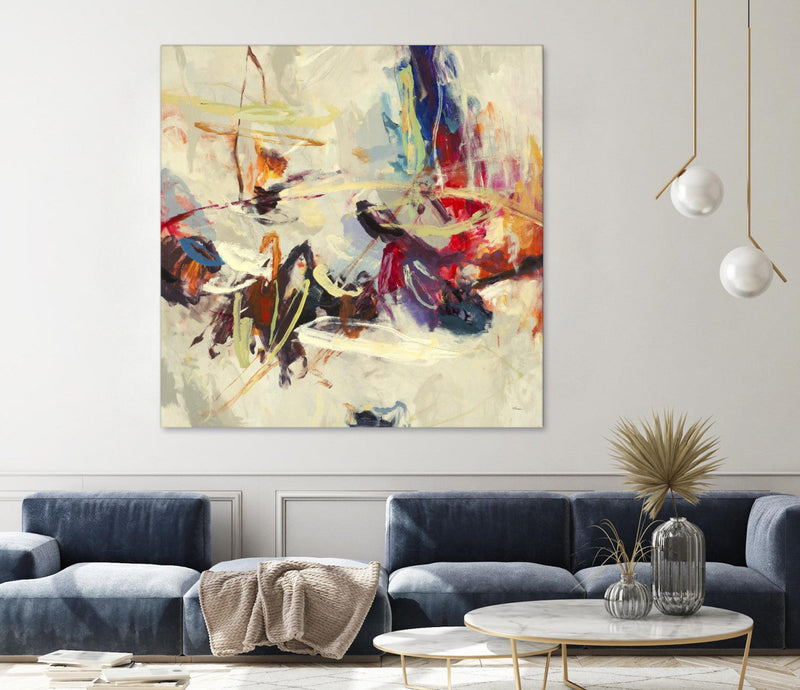 \"Positive Energy Iii\" Giant Art 54x54 Wall Art