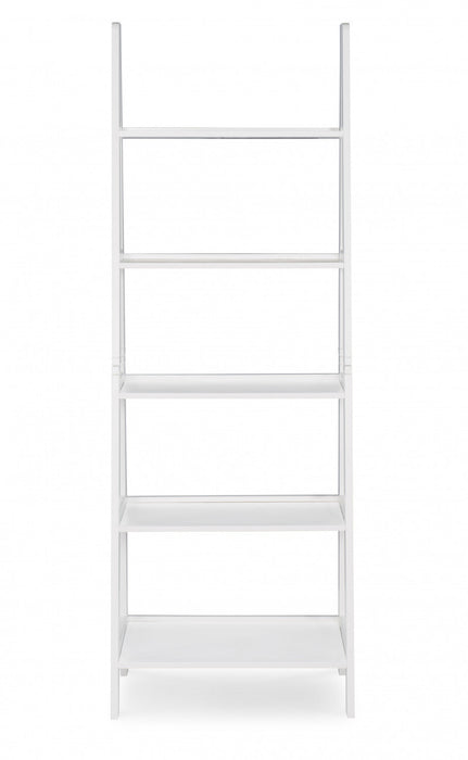 Acadia Ladder Bookcase - White