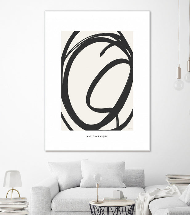 \"Circle I\" Giant Art 72x54 Wall Art