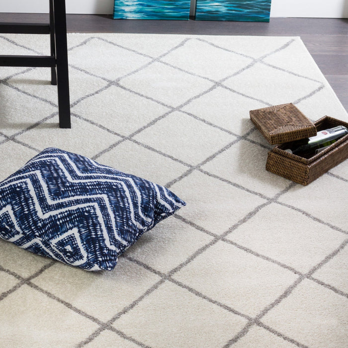 Lav Lat Basics W 3x5 Area Rug
