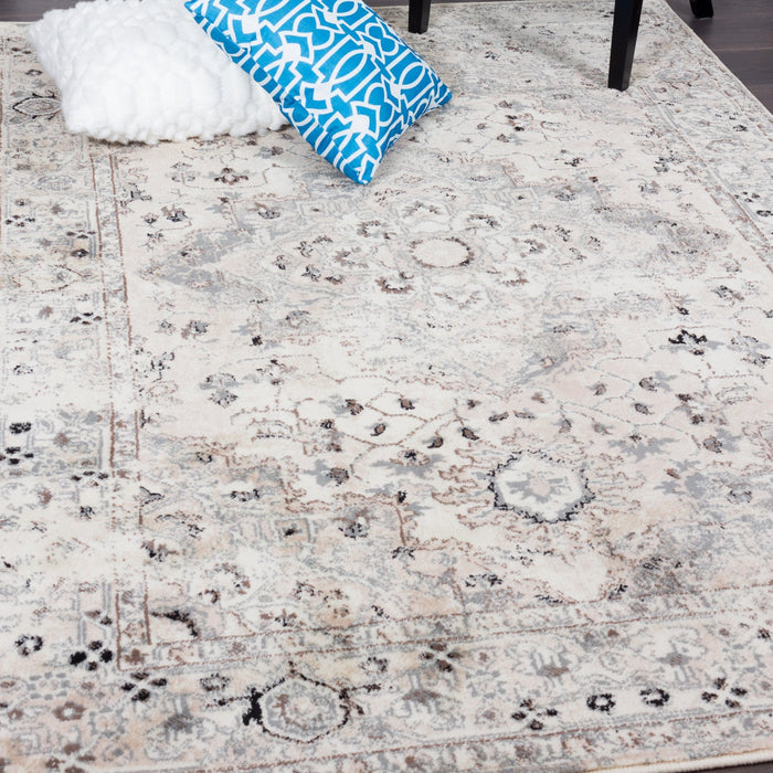 Far Grey 4x6 Area Rug