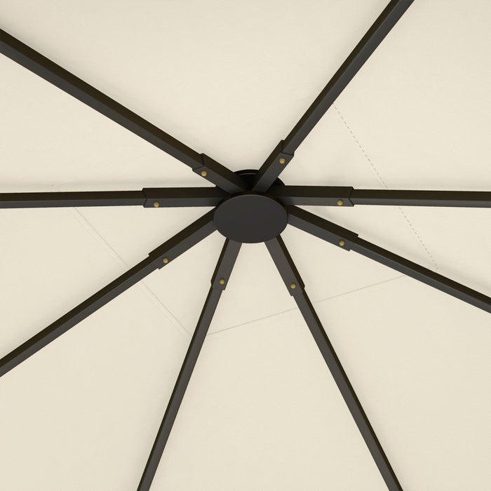 10' X 10' Gazebo Replacement Cover, Gazebo Roof Replacement, Cream White