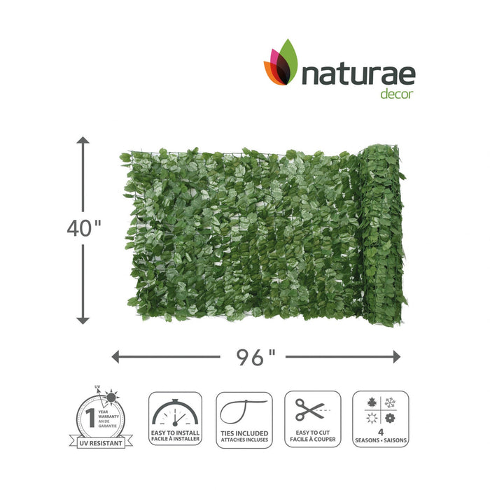 Artificial Ivy 40\"x 96\" Privacy Screen 