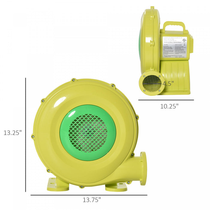 Outsunny Electric Air Blower 450-watt Fan Blower Compact And Energy Efficient Pump Indoor Outdoor Fo
