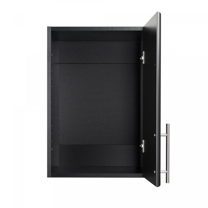 Elite 16\" Stackable Wall Cabinet - Black