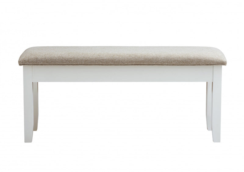 Jane Fabric Storage Dining Bench - Brown