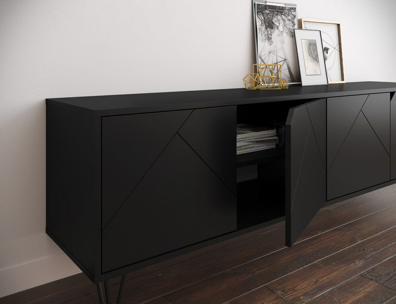 Nordika 72\" TV Stand - Black 