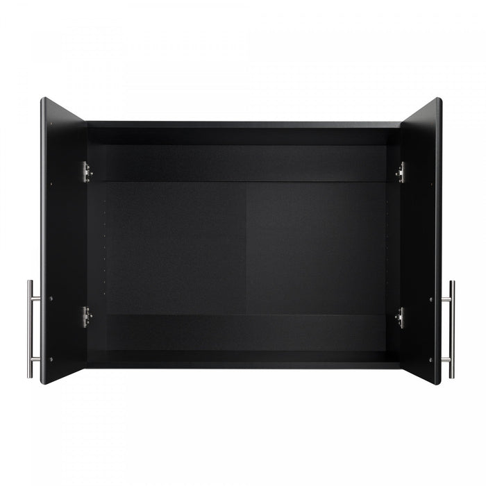 Elite 32\" Stackable Wall Cabinet - Black