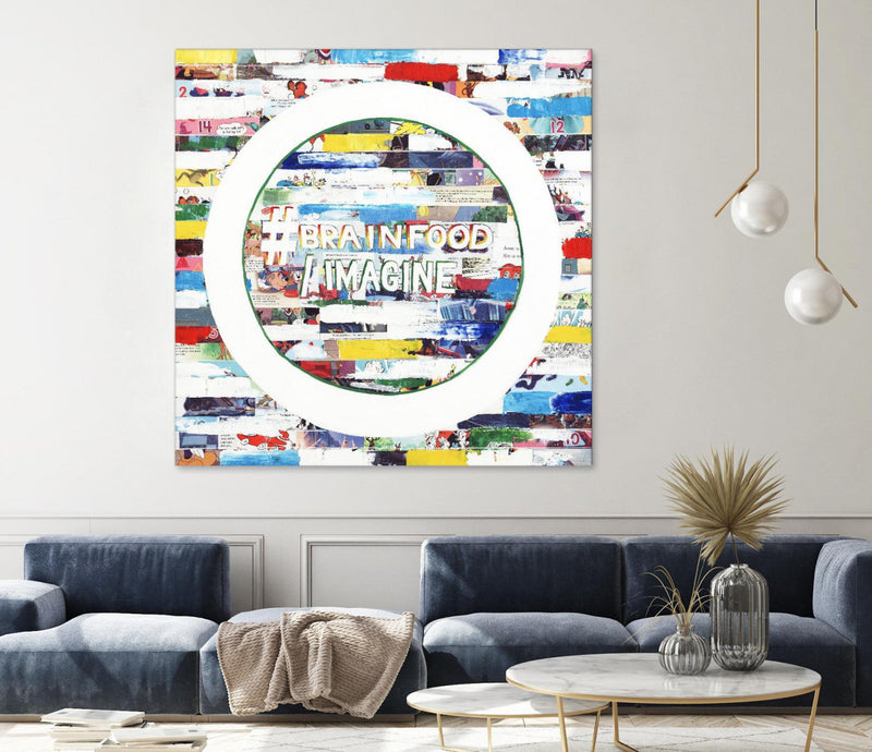 \"Smoke Circus Iv\" Giant Art 72x72 Wall Art