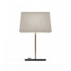 24\" Gold Classic Square Table Lamp with Textured Shade 