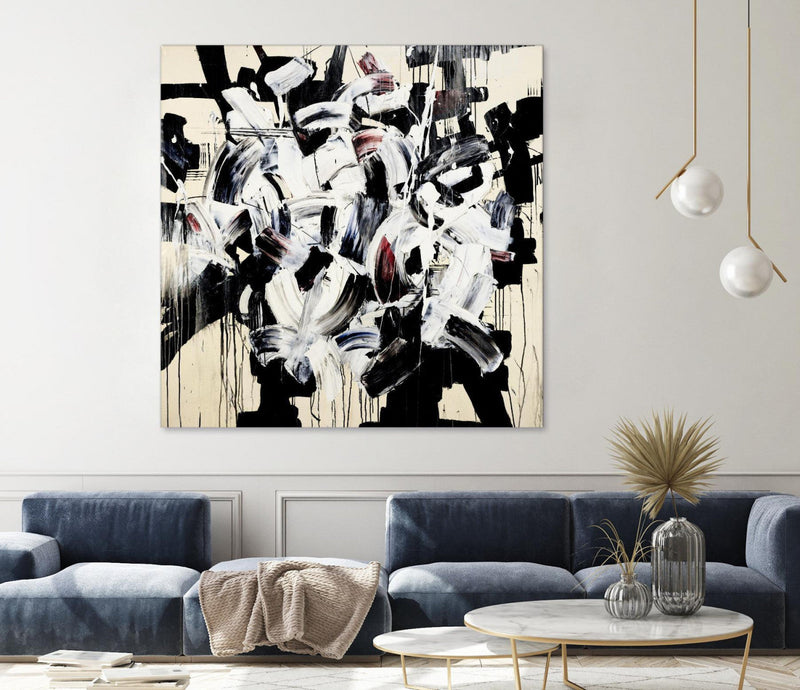 \"Racing Thoughts\" Giant Art 54x54 Wall Art
