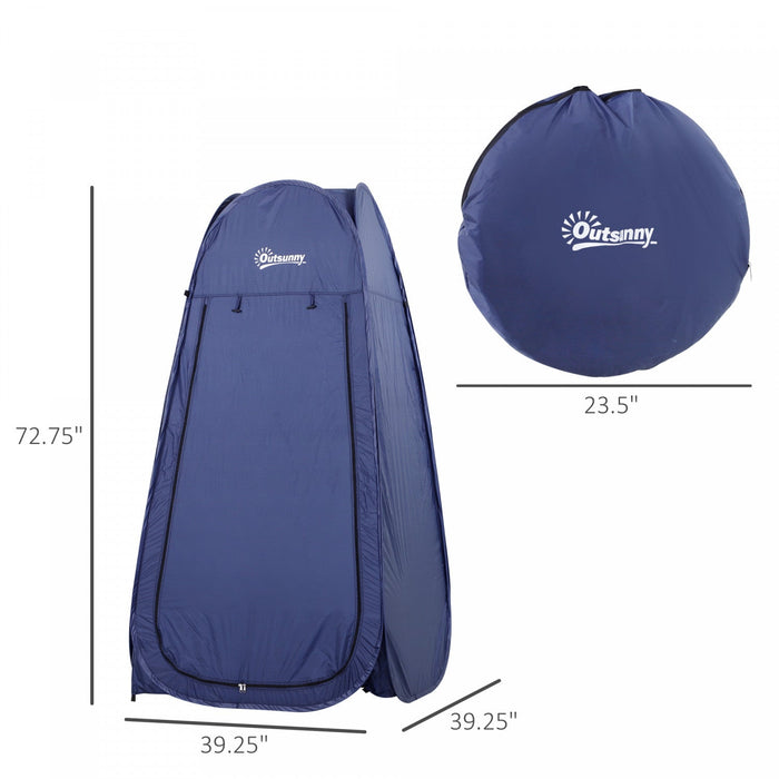Outsunny Pop Up Shower Tent Portable Dressing Changing Room Privacy Shelter Tents For Outdoor Campin